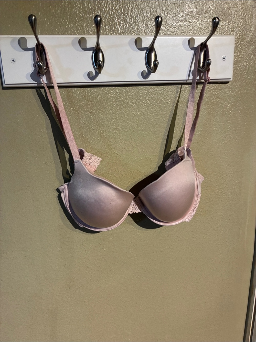 Auden Light Pink Padded Underwire Bra